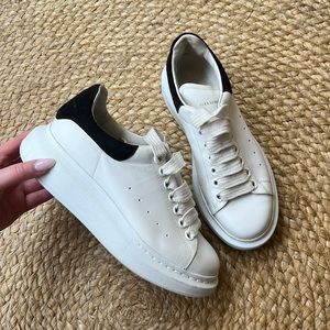 Alexander McQueen leather trainers
